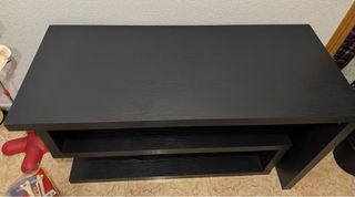 Escritorio esquinero negro - multiposición