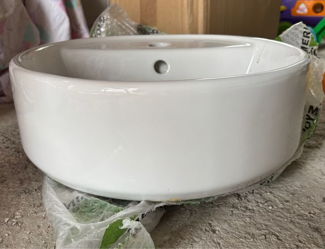 Lavabo Roca porcelana blanco