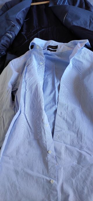 Traje, pantalón y camisa Massimo Dutti