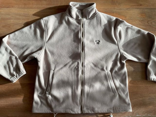 Sudadera Old School beige. Talla M