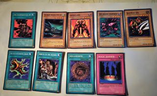 Carte Yu-Gi-Oh! 1°ediz. Inglese - 9 pezzi