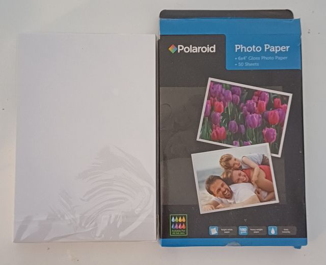 Carta fotografica 50 fogli 6 x 4 Polaroid 180 GSM