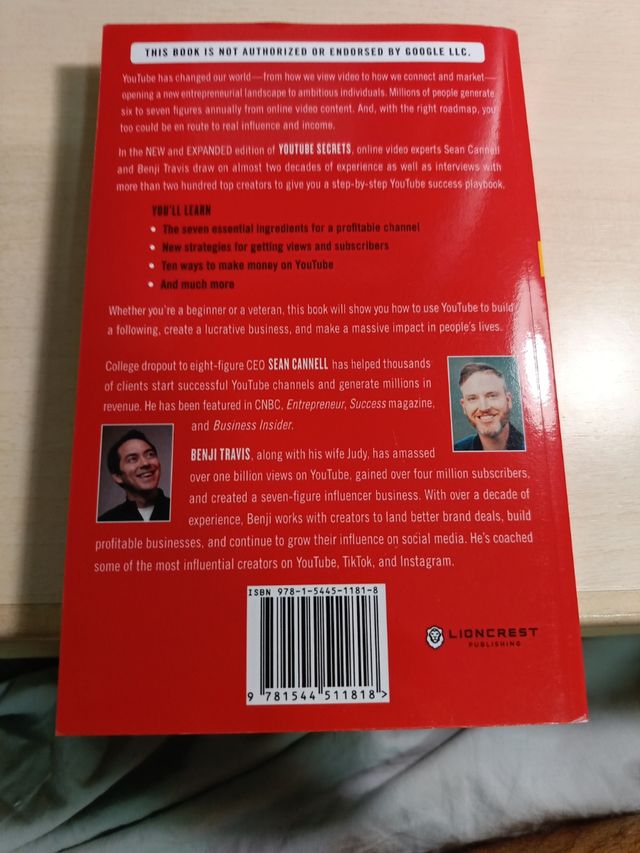 YouTube Secrets: The Ultimate Guide to Growing Your Following and Making Money as a Video Influencer