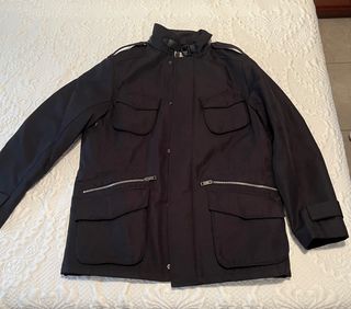 Chaquetón Burberry negro hombre