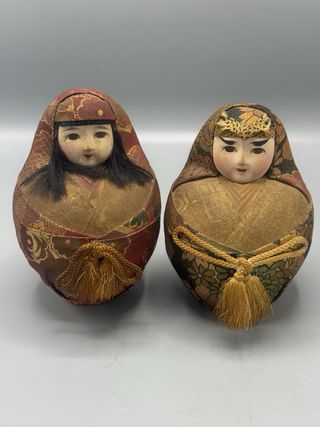 2 bambole giapponesi vintage