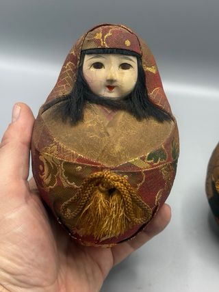 2 bambole giapponesi vintage