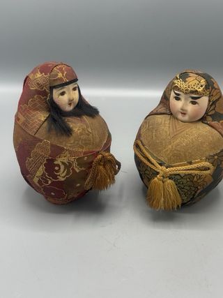 2 bambole giapponesi vintage