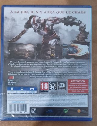 God Of War III Remastered PRECINTADO Juegos Ps4