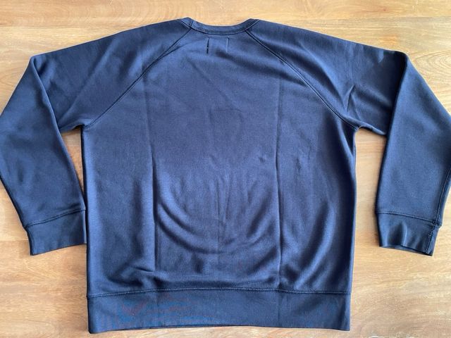 Sudadera hombre sin capucha azul marino. Dockers.