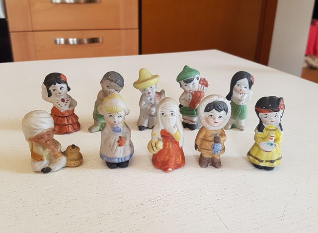 Set n° 10 Bambole porcellana vintage Made In Japan