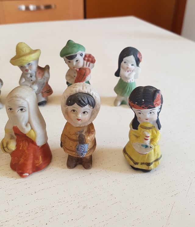 Set n° 10 Bambole porcellana vintage Made In Japan