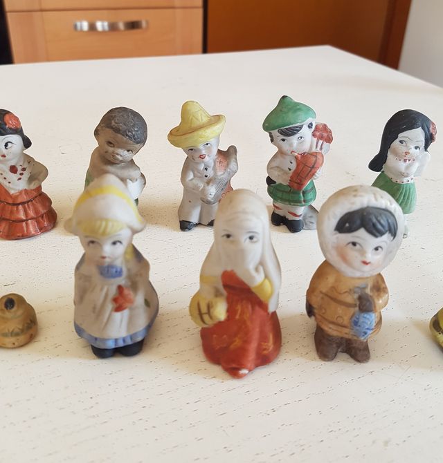 Set n° 10 Bambole porcellana vintage Made In Japan