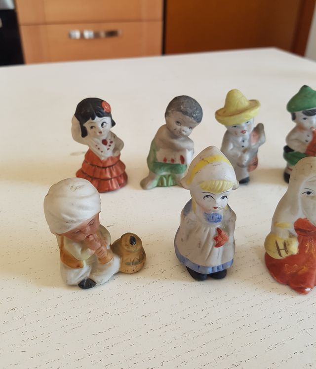 Set n° 10 Bambole porcellana vintage Made In Japan