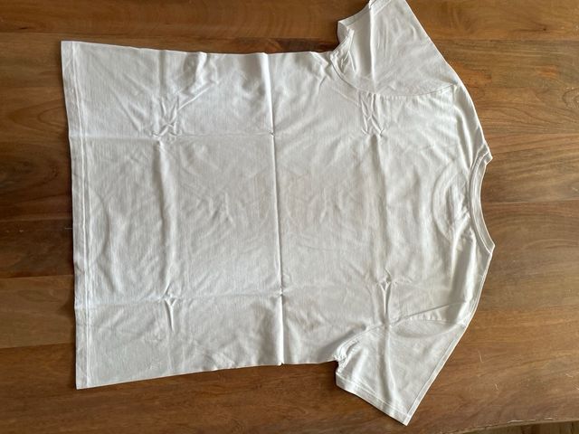 Camiseta blanca talla L