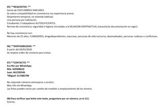 Habitación en alquiler Valladolid - Leer anuncio.