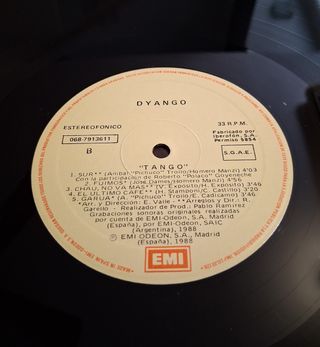 LP de Dyango: "Tango" - 1988