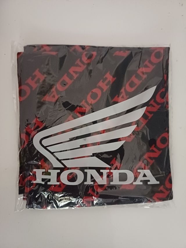 Scaldacollo nero con logo Honda rosso
