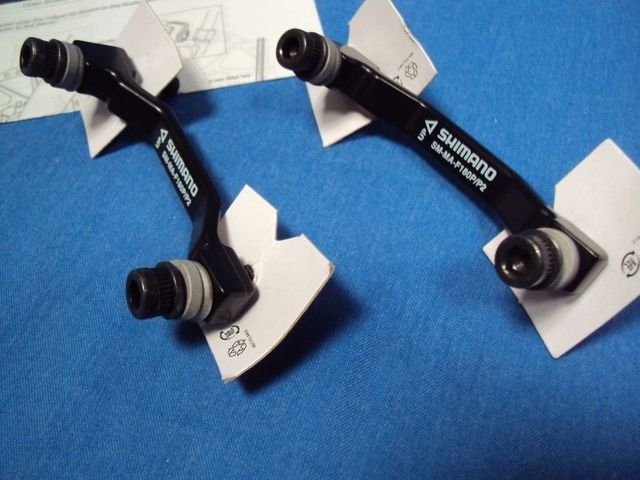 NUEVOS 2 Adaptadores Shimano 180mm PM-PM (+20mm)