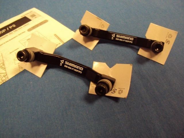 NUEVOS 2 Adaptadores Shimano 180mm PM-PM (+20mm)