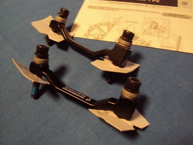 NUEVOS 2 Adaptadores Shimano 180mm PM-PM (+20mm)