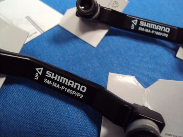NUEVOS 2 Adaptadores Shimano 180mm PM-PM (+20mm)