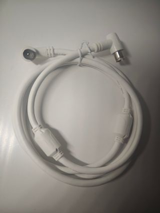 Cable antena Hamma blanco 1'5m