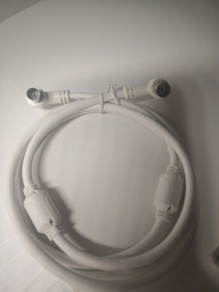 Cable antena Hamma blanco 1'5m