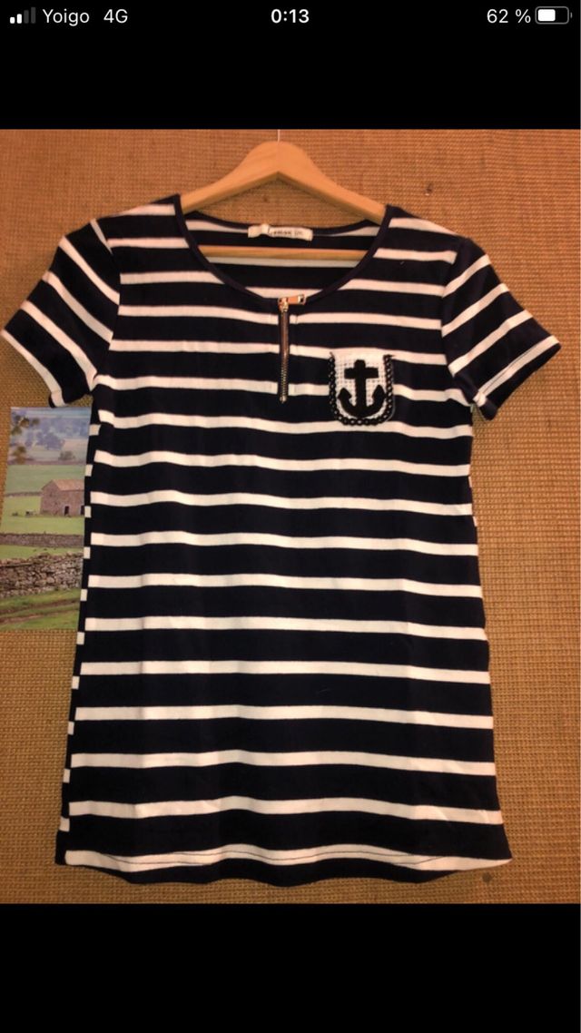 Camiseta mangas cortas marinero