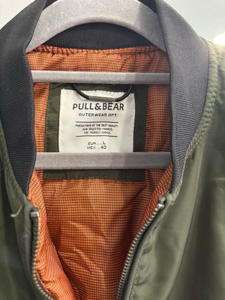 Chaqueta bomber verde oliva
