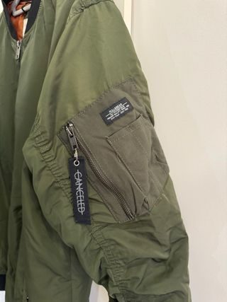 Chaqueta bomber verde oliva