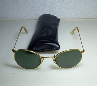 Ray-ban vintage round metal baush lomb 