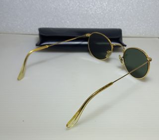 Ray-ban vintage round metal baush lomb 