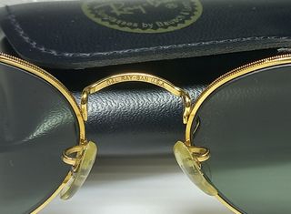 Ray-ban vintage round metal baush lomb 