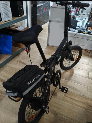 Bicicleta eléctrica littium casi sin uso + regalo