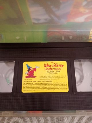 VHS Disney: 9 Películas