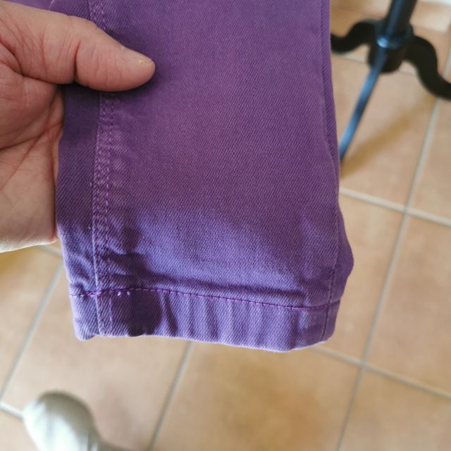 Vaqueros pitillo - Morado