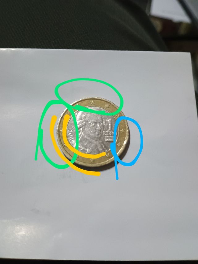 Moneda 1€ Mozart 2009