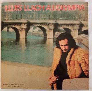Vinilo LP Lluís Llach A L'Olympia 1973.