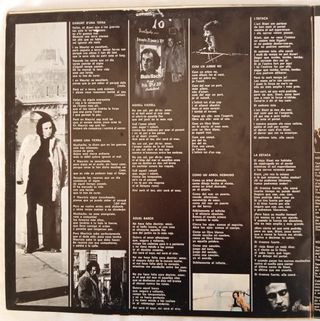 Vinilo LP Lluís Llach A L'Olympia 1973.