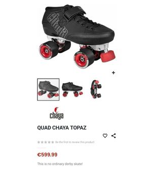 Patines Chaya Topaz - Talla 39 | Plancha aluminio