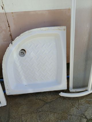 Mampara con plato ducha