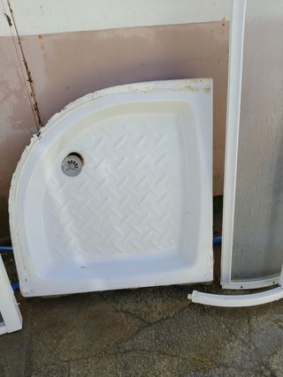 Mampara con plato ducha