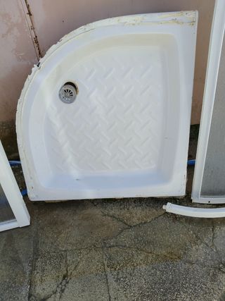 Mampara con plato ducha