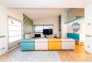 Alfombra decorativa color azul claro