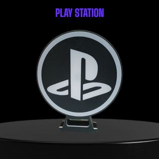 SOPORTE AURICULARES LOGO PLAY STATION