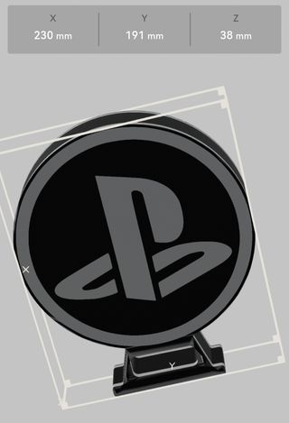 SOPORTE AURICULARES LOGO PLAY STATION