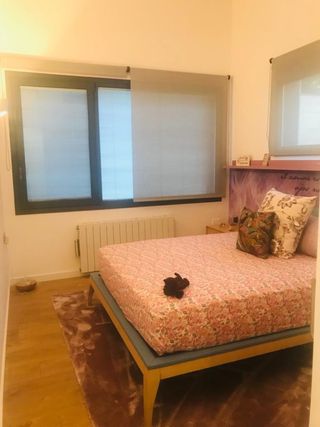 Alfombra decorativa color Rosa berengena claro