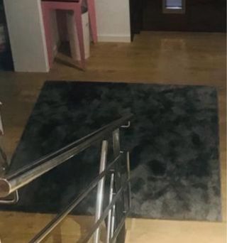 Alfombra decorativa color Gris Marengo