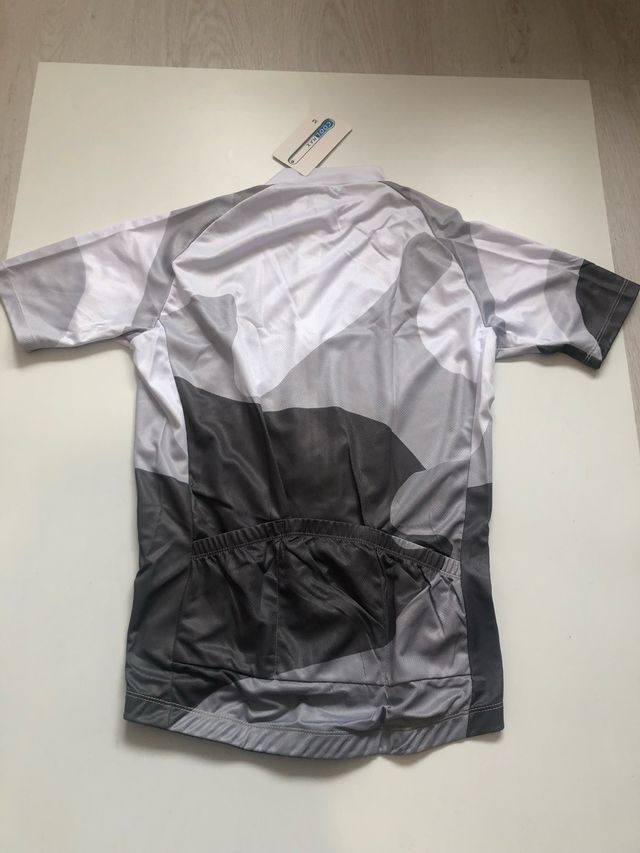 Jersey ciclismo cinza e branco NW