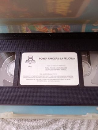 Power Rangers La Película VHS